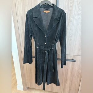 Black suede dress size L